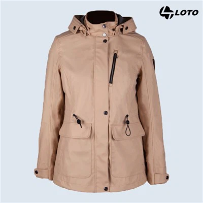 হুড সহ লেডিস ওয়াটারপ্রুফ পার্কা